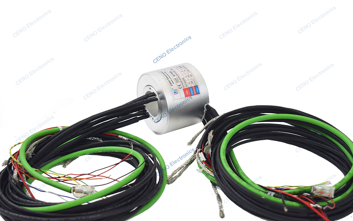 ECN035-04P3-02P2-13S  Low Temperature Ethernet Slip Ring
