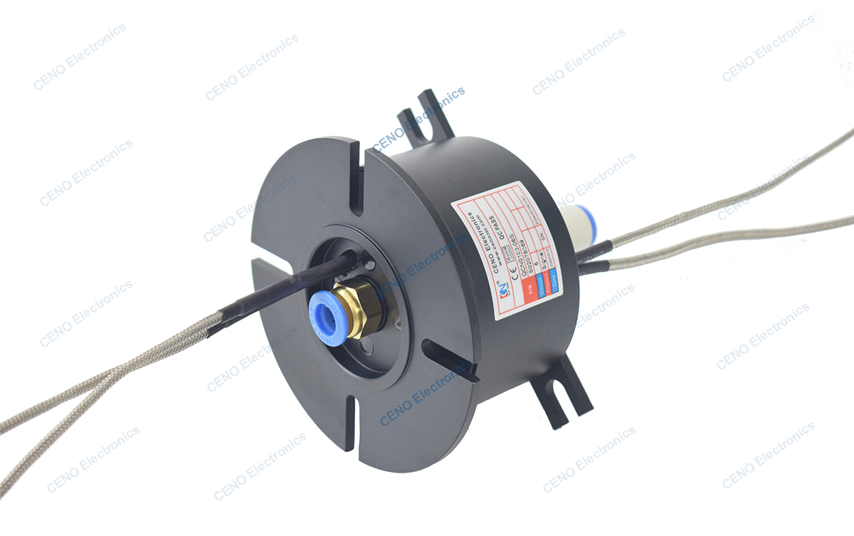 QCN0102-06S Integrated Pneumatic Thermo Couple Slip Ring