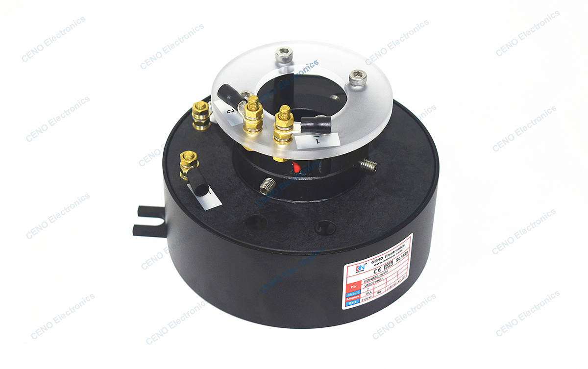 ECN038-02P5 Slip ring with through hole for industry