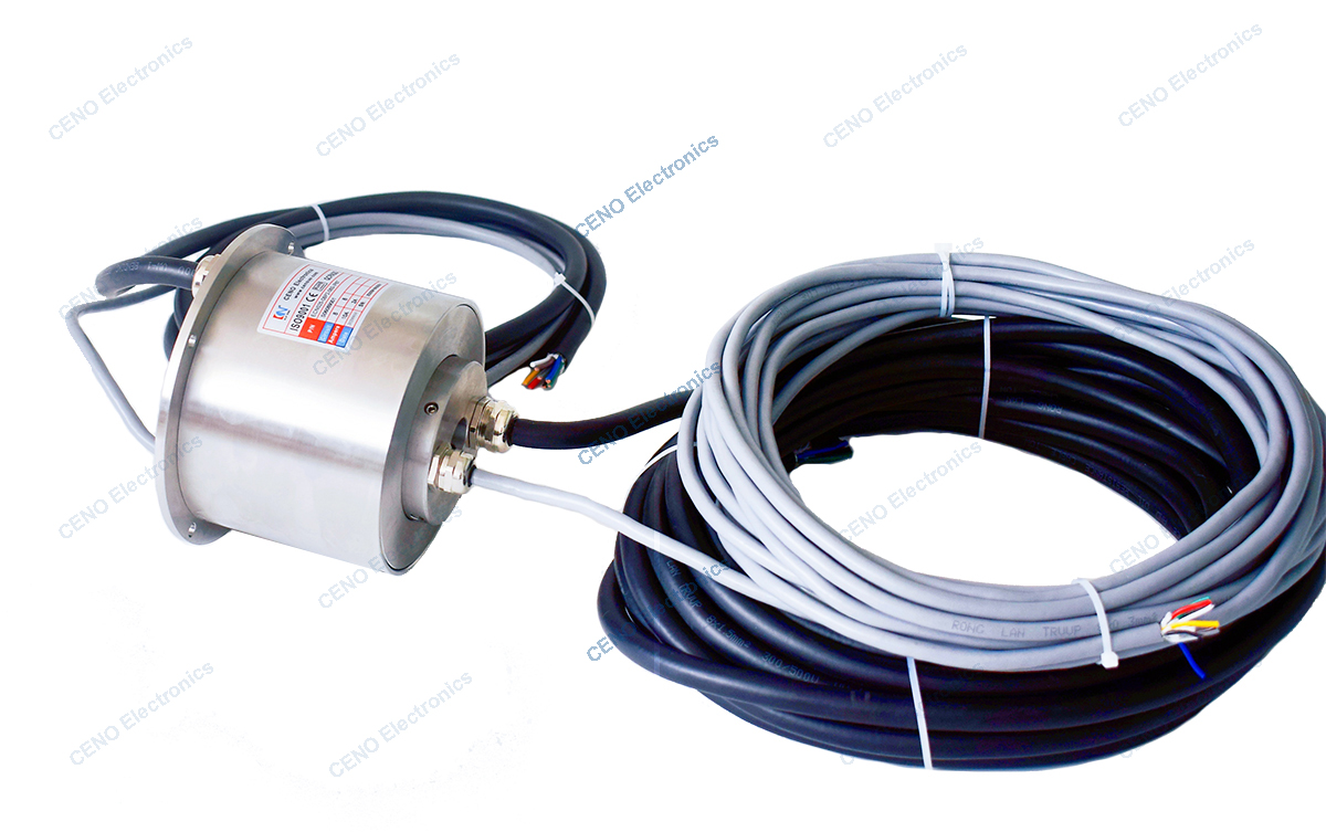 ECN025-08P2-08S-IP67  Water-proof slip ring