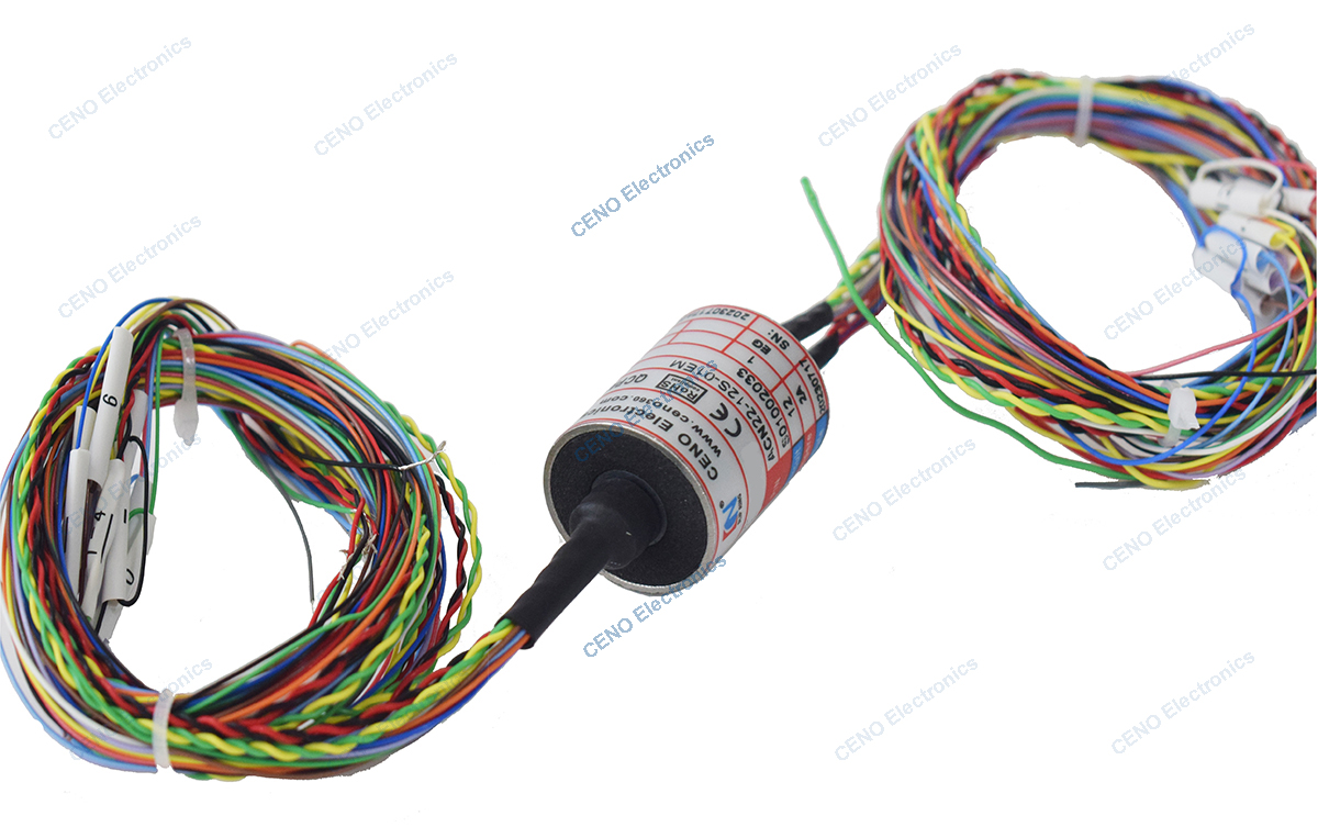 ACN22-12S-01EM 100M Ethernet Miniature Slip Ring Capsule