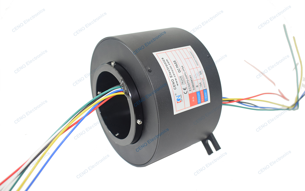 ECN070-06P2-IP54  Through Hole Slip Ring