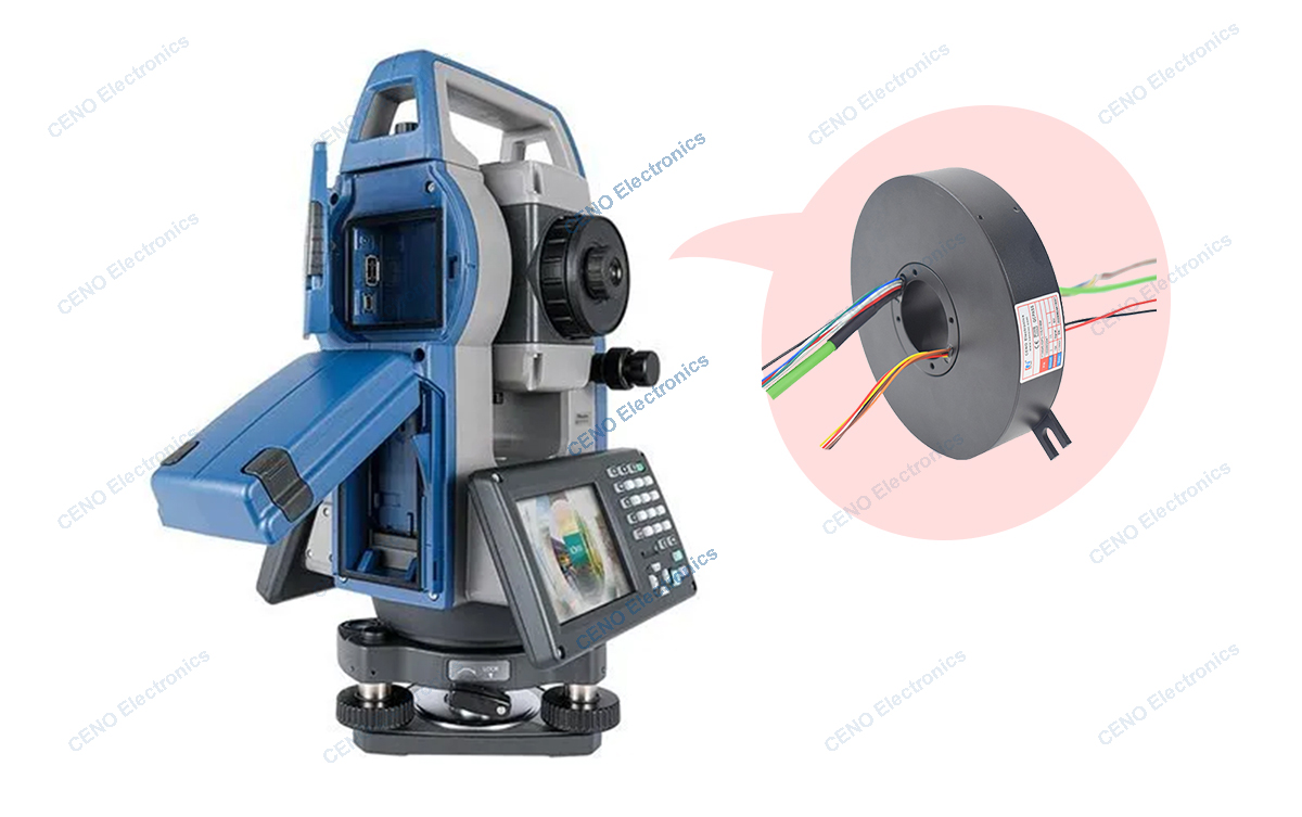 CENO Spatter slip ring apply to the total station
