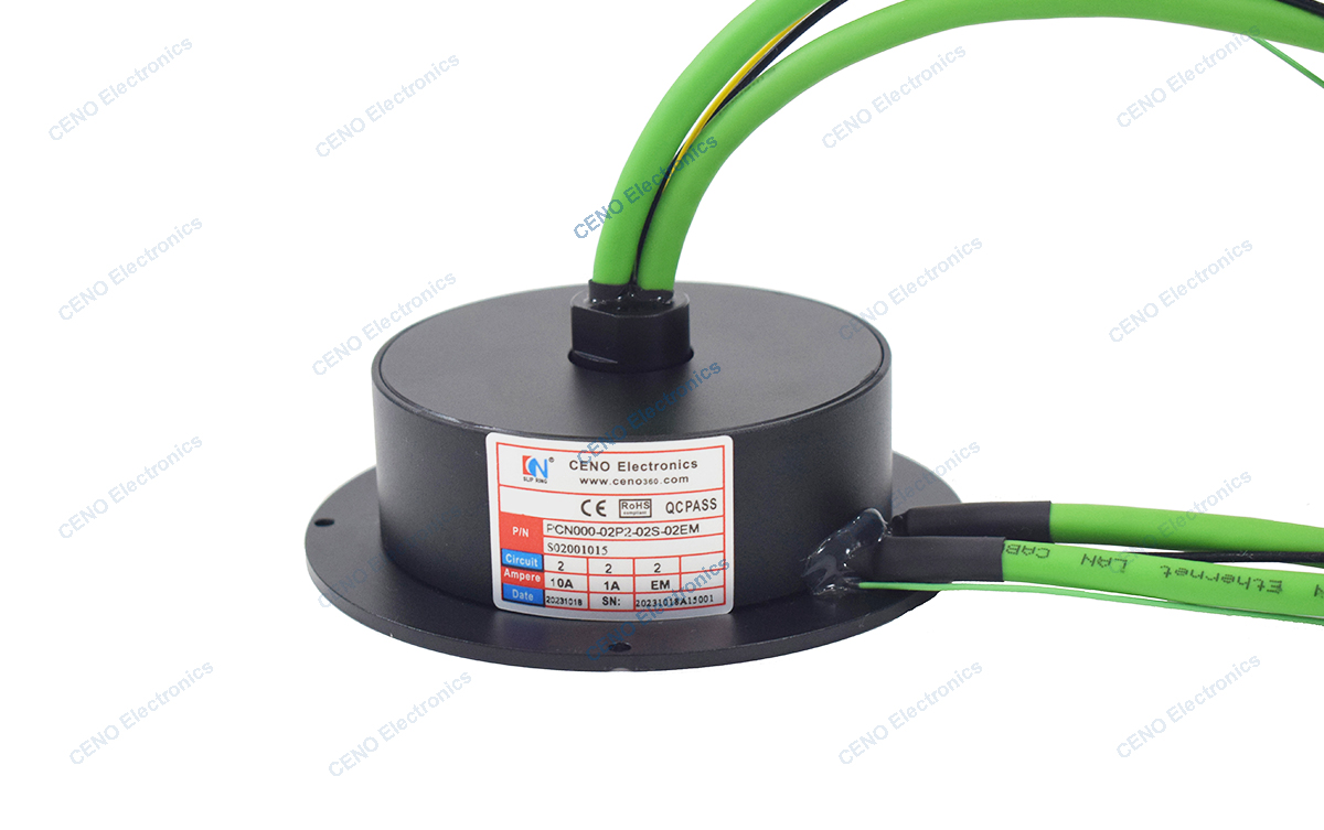 CENO Integrate Slip Ring with Profi-net or Ethernet Signal