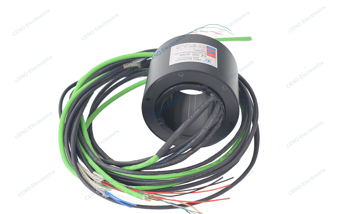 ECN070-02P4-02P3-05S-01EM  Low Temperature Ethernet Slip Ring