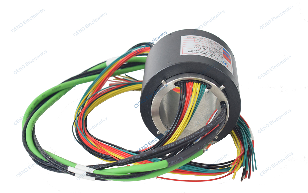 ECN060-04P4-10S-01EM  Low Temperature Ethernet Slip Ring