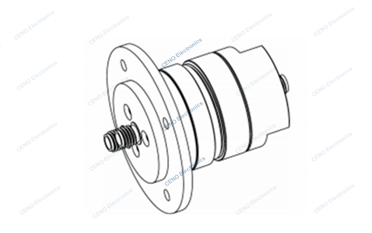 RCN0204D 2 Channels Coax RF Rotary Joint