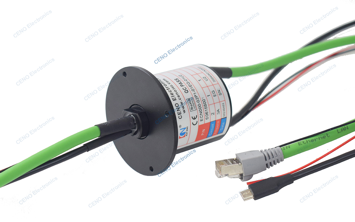 ECN000-02P1-01EG-01U2  USB Signal Slip Ring