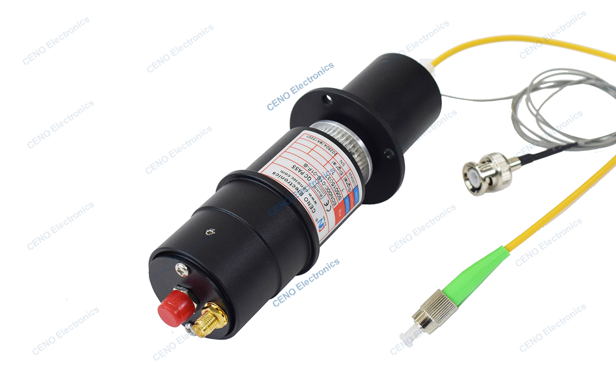 ECN000-01S-01F-B-Blacke  Integrate Signal and Fiber Optic Rotary Joint