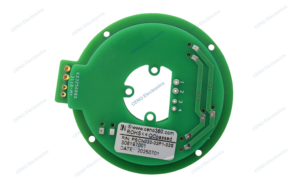PSCN020-02P1-02S Pancake PCBA Slip Ring