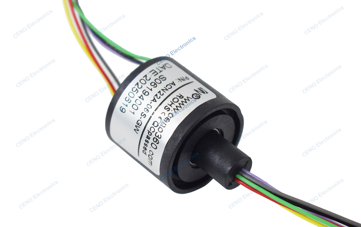 ACN22A-06S-GW High temperature Slip Ring Capsule