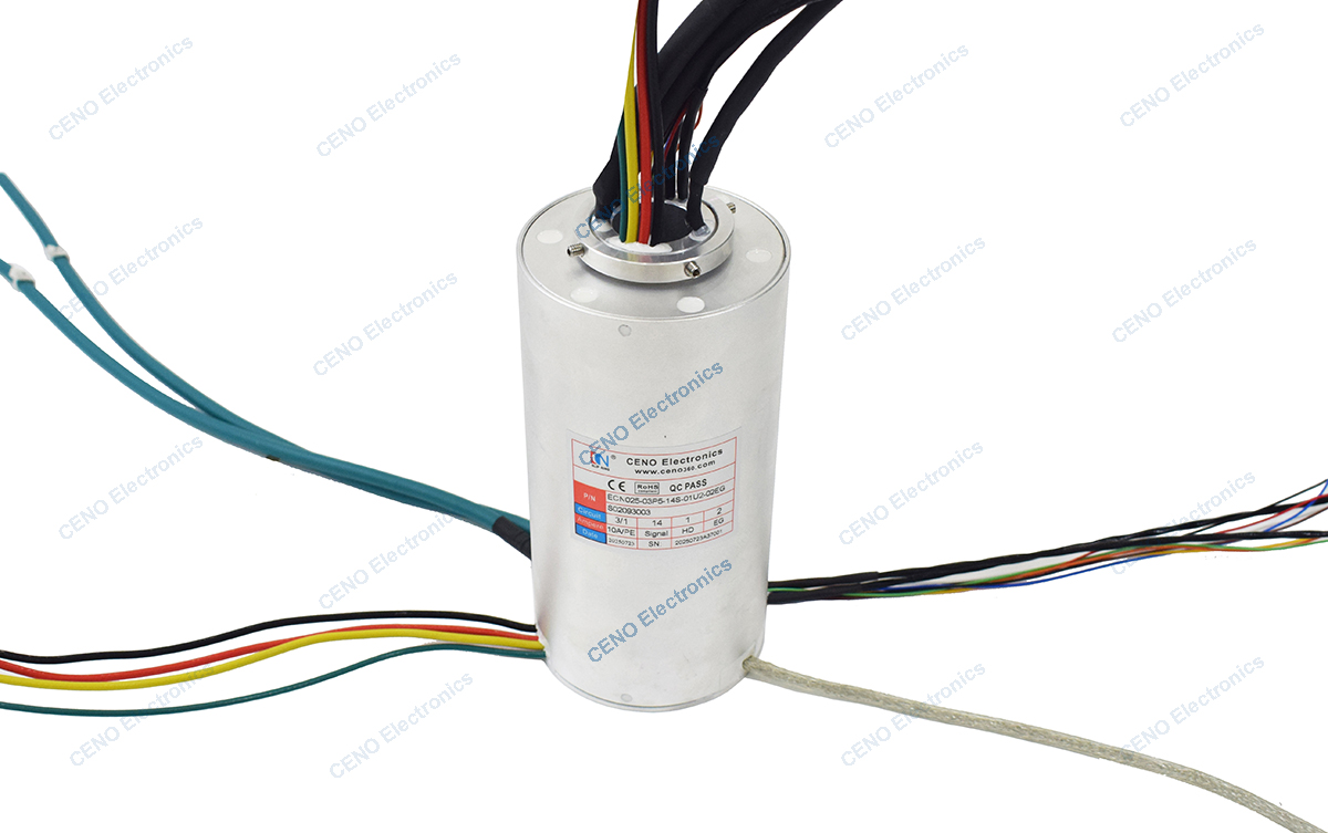 ECN025-03P5-14S-01U2-02EG Low Temperature Water-proof Slip Ring