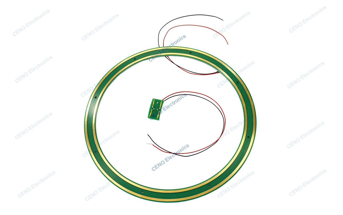 PSCN282-02P1 Pancake Slip Ring with pcb-style