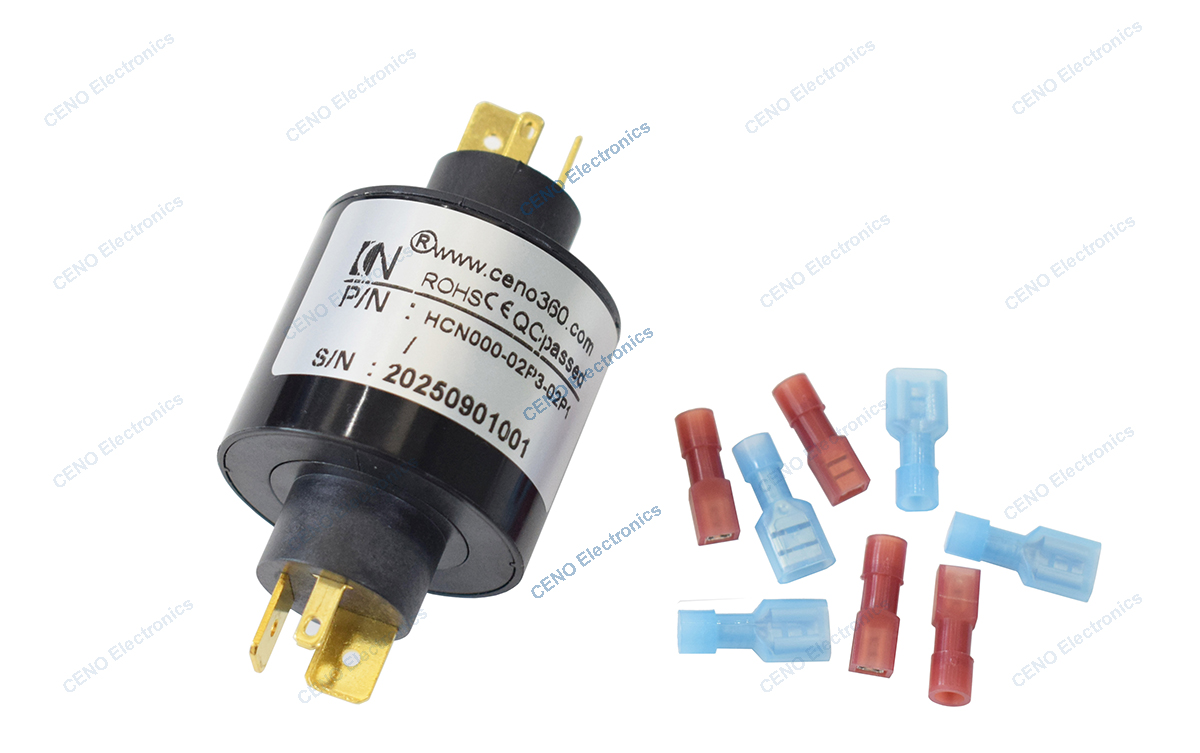 HCN000-02P3-02P1 Flat Pin Slip Ring