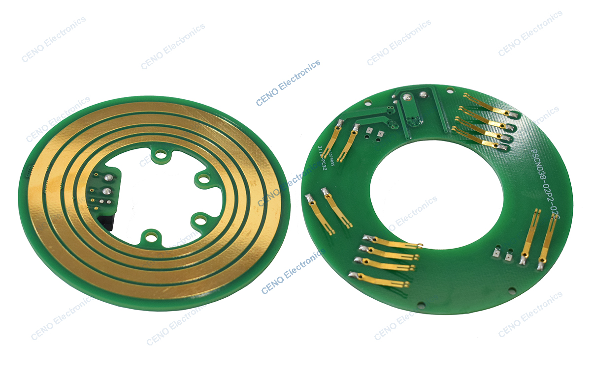 PSCN038-02P2-02S Pancake Slip Ring