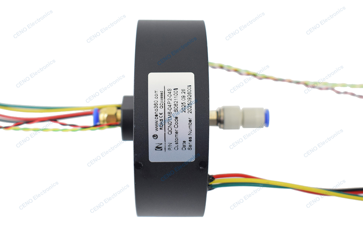 QCN01M6-04P2-04S  Integrate Pneumatic Hydraulic Slip Ring