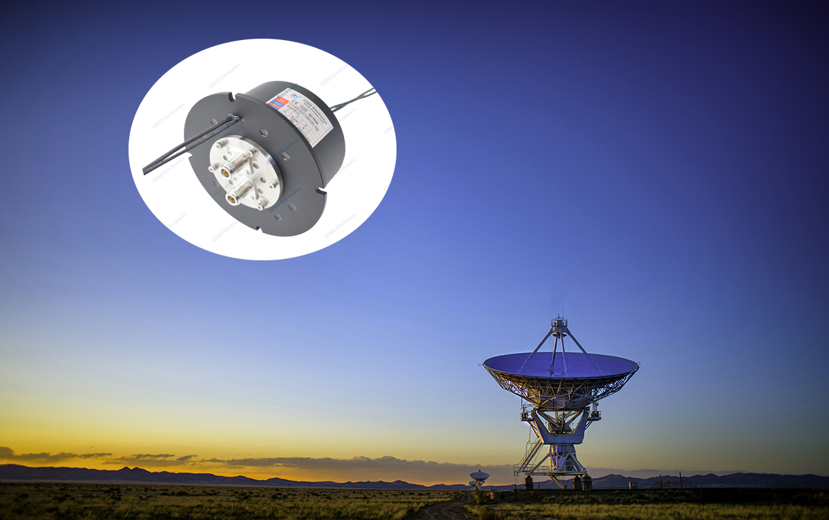 Integrate RF Slip Ring for Radar Antenna