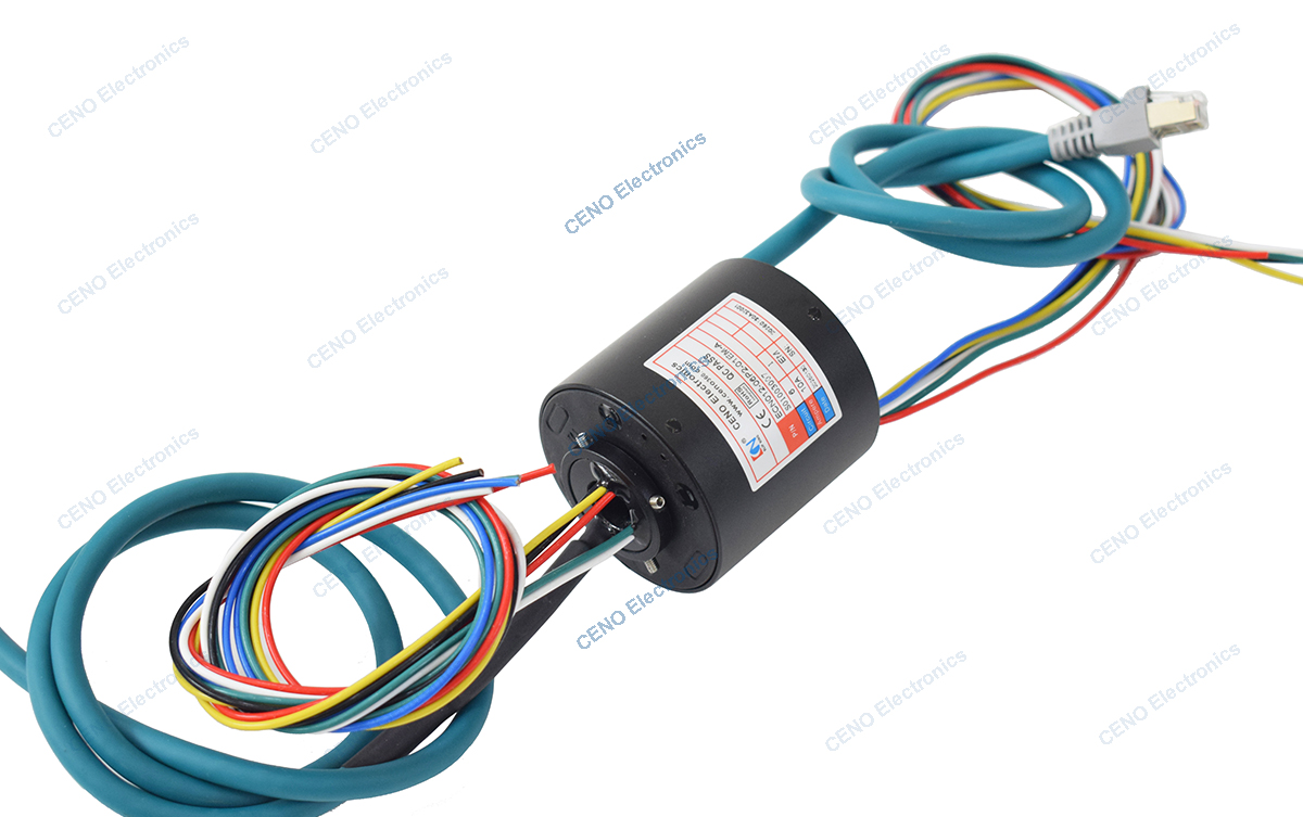ECN012-06P2-01EM-A  Ethernet Signal Slip Ring
