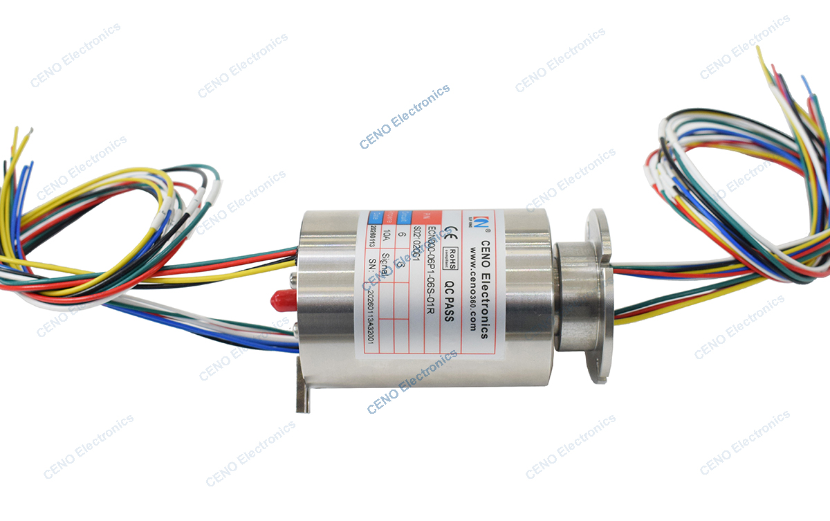 ECN000-06P1-06S-01R  Integrate Power RF Slip Ring