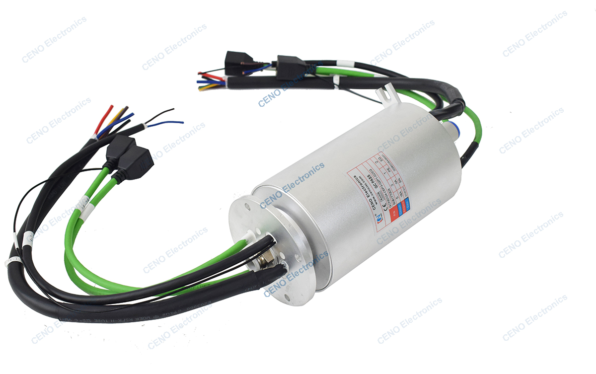 QCN0104-05P3-02P1-02EG Integrate Power/Signal + Pneumatic Slip Ring