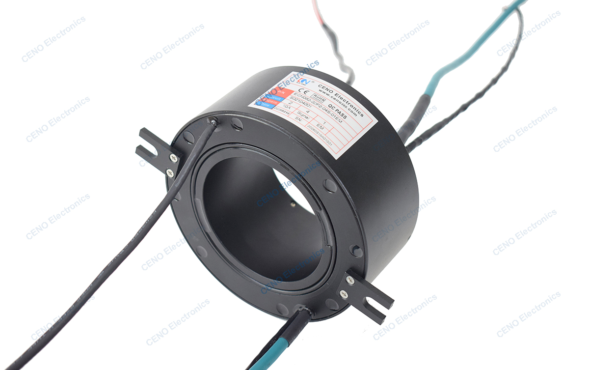 ECN082-02P2-04S-01EM Low Temperature Ethernet Slip Ring