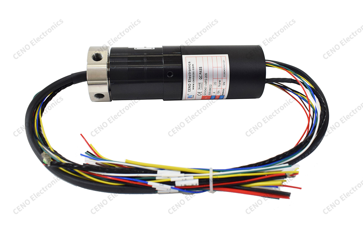 QCN0401-04P2-20S Pneumatic-Electric Integrated Slip Ring