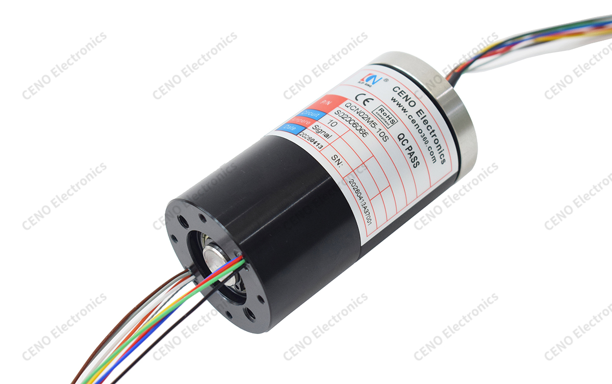 QCN02M5-10S Solid Shaft Slip Ring