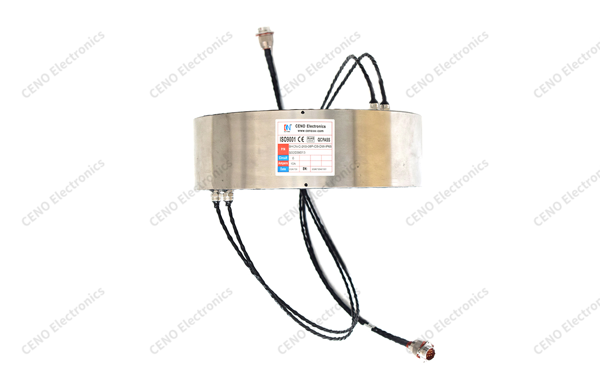BHCN-C-260-08P-CB-DW-IP65 Large Through‑Hole Slip Ring