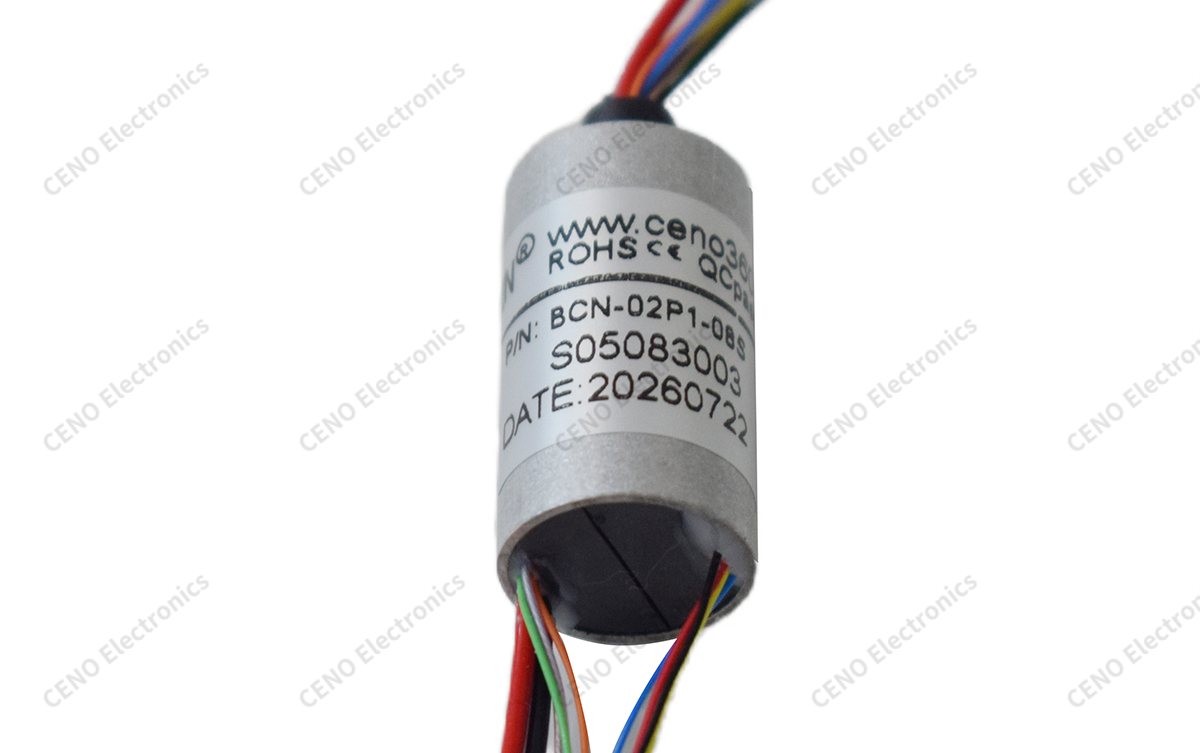 BCN-02P1-08S Miniature Capsule Slip Ring