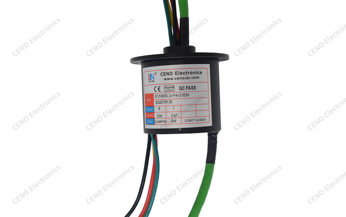 ECN000-04P4-01EM Solid Shaft Slip Ring