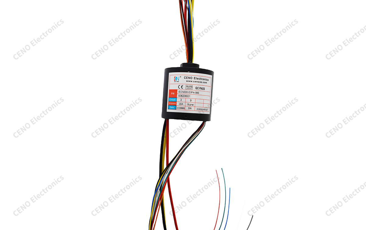 ECN000-03P4-09S Solid‑shaft Slip Ring