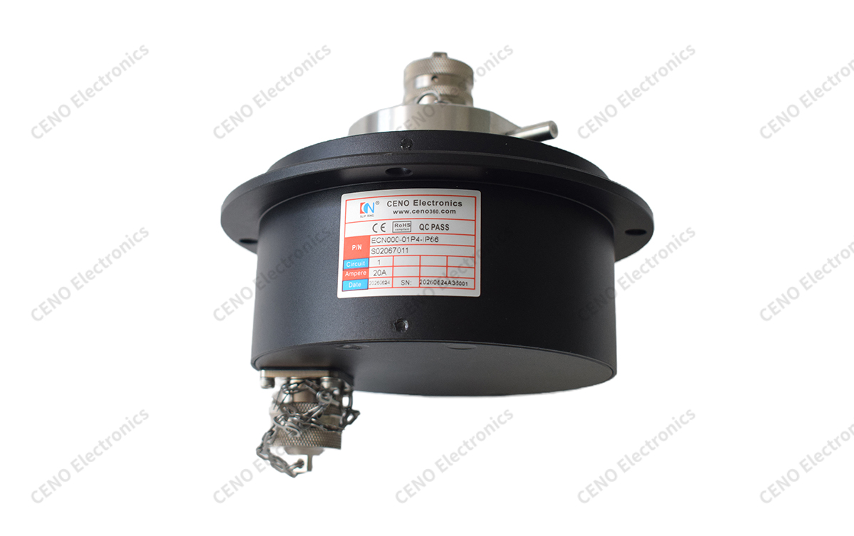 ECN000-01P4-IP66 Flange‑mount Waterproof Slip Ring