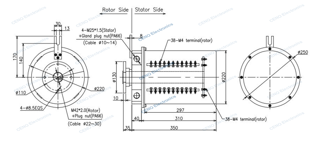 ECN000-38P4-IP56-B-drawing-rev