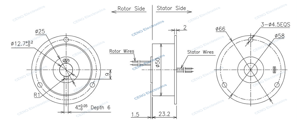 ECN012-04S-A-drawing-Through-hole-slip-ring-rev