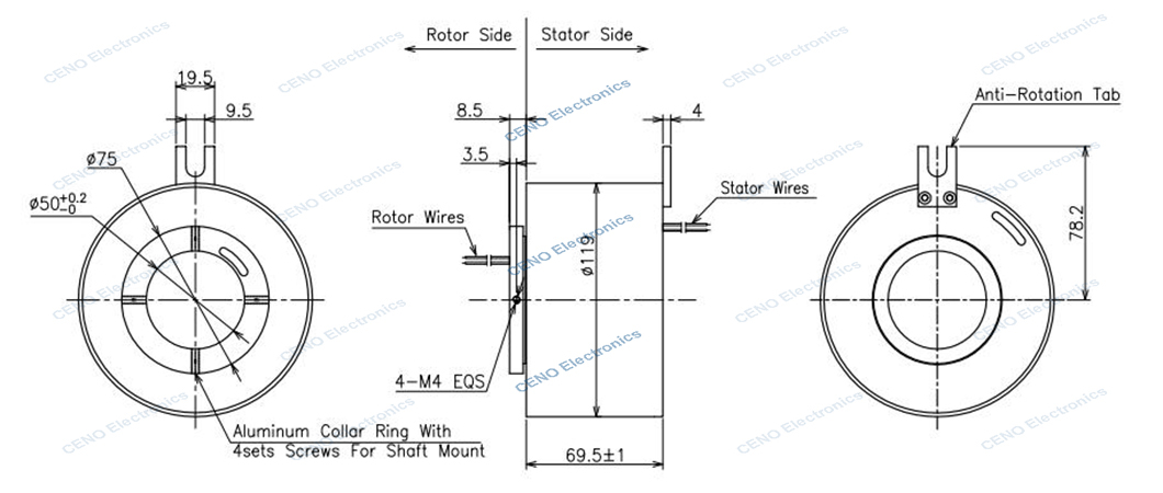 ECN050-06S-IP65 drawing rev