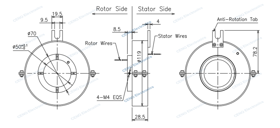 ECN050-01P-3500V-B(S06130005) drawing rev