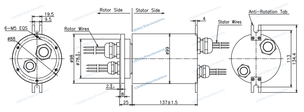 ECN000-15P-IP67(S06058030) drawing rev