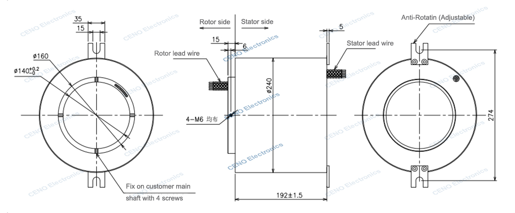 ECN140-20S-IP54-drawing