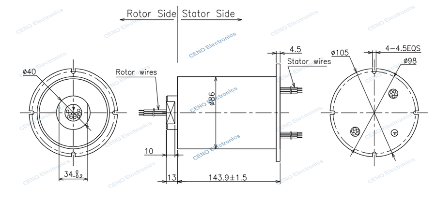 ECN000-10P4-03P1 drawing rev