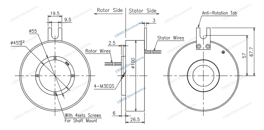 ECN045-04S-DX drawing rev