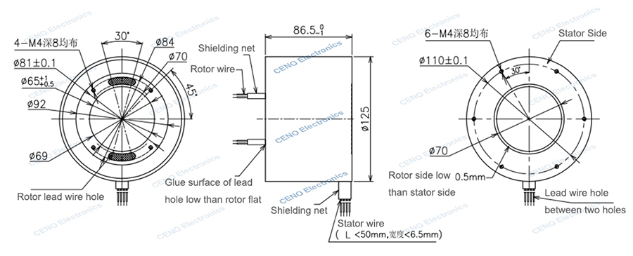 ECN065-08P2-10S-02EM drawing REV