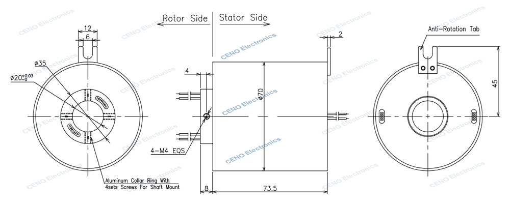 ECN020-16P1-GS drawing rev