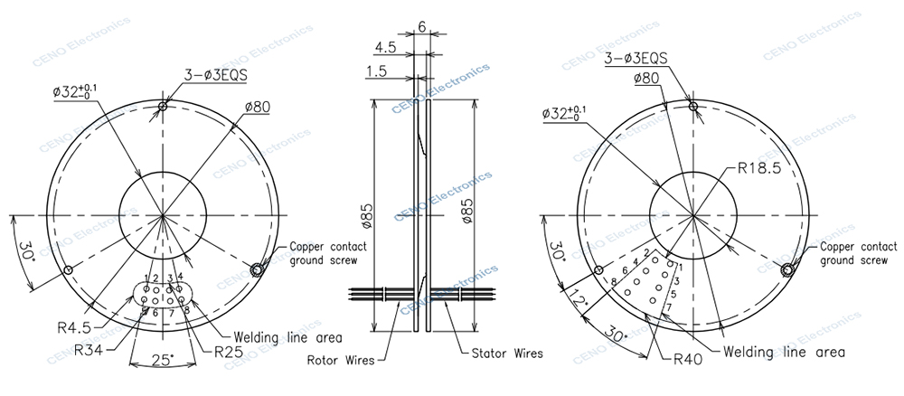 PSCN032-08P1 drawing rev