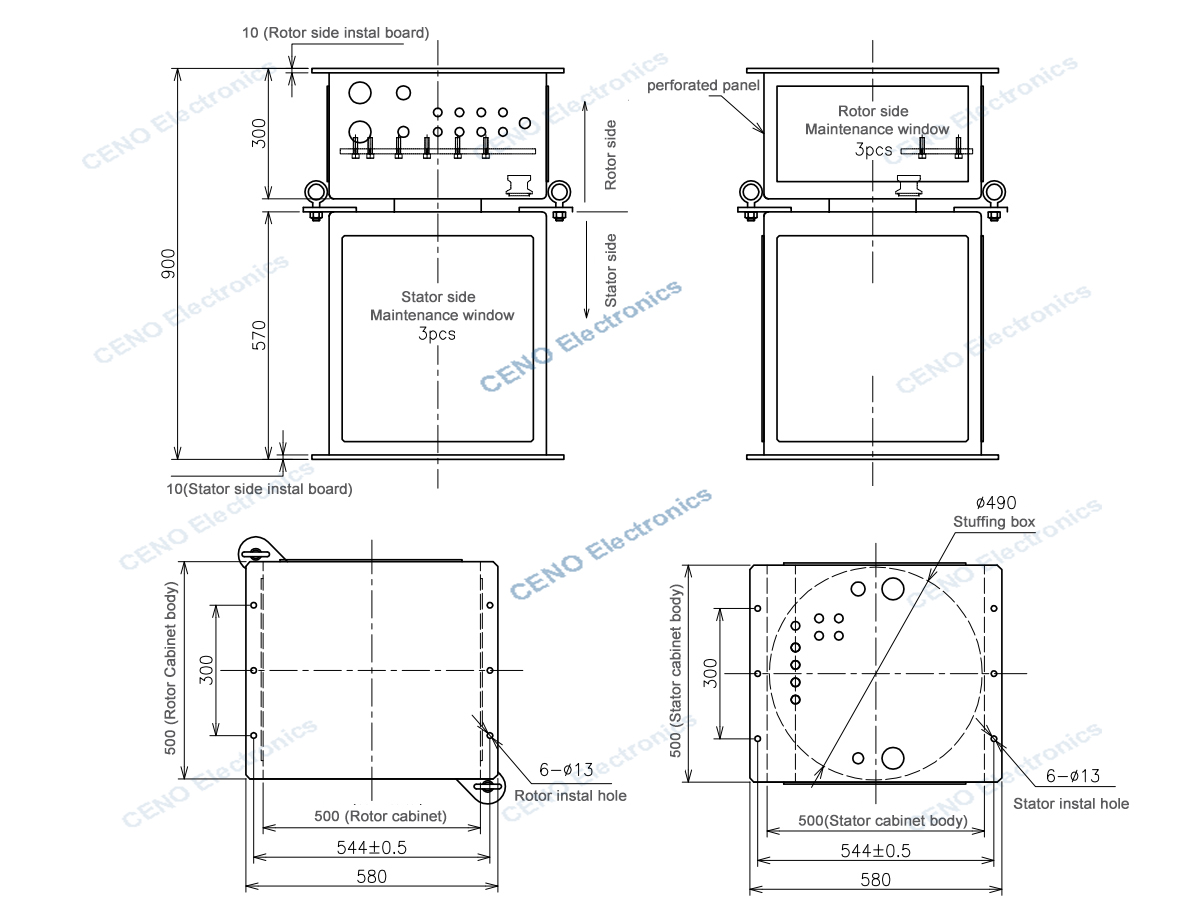 BHCN-C-04300-0350-02P2-22S Drawing rev