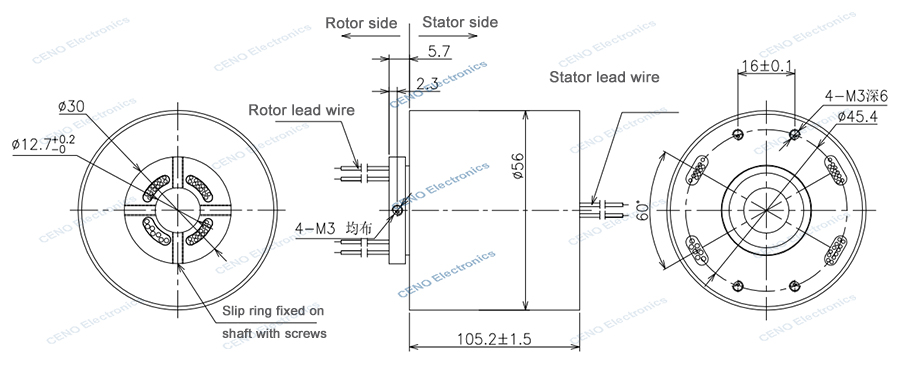 ECN012-40P1 drawing rev