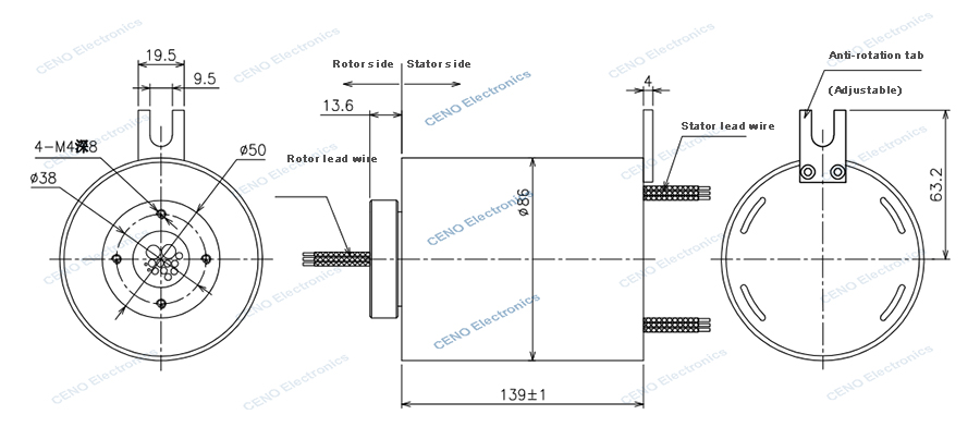 ECN000-03P4-06P-08S-04EM drawing rev