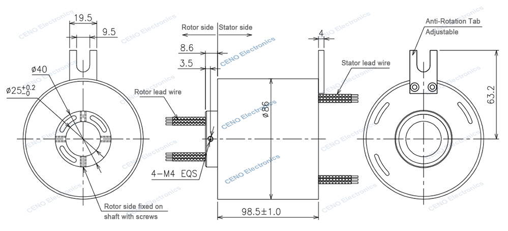 ECN025-12P4 drawing rev