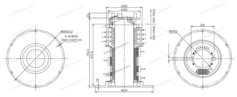 BHCN-C-200-0763-25S drawing rev