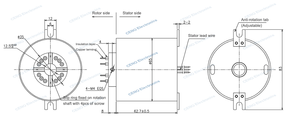 ECN012-12S-GS-A drawing rev