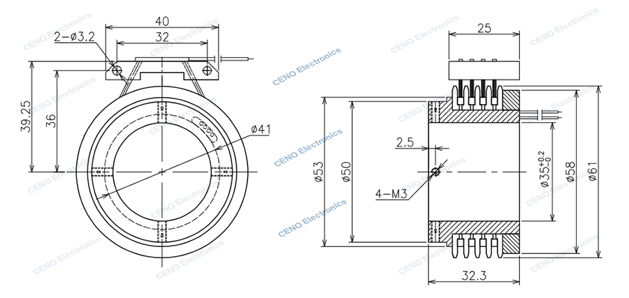 SCN035-04P1 drawing